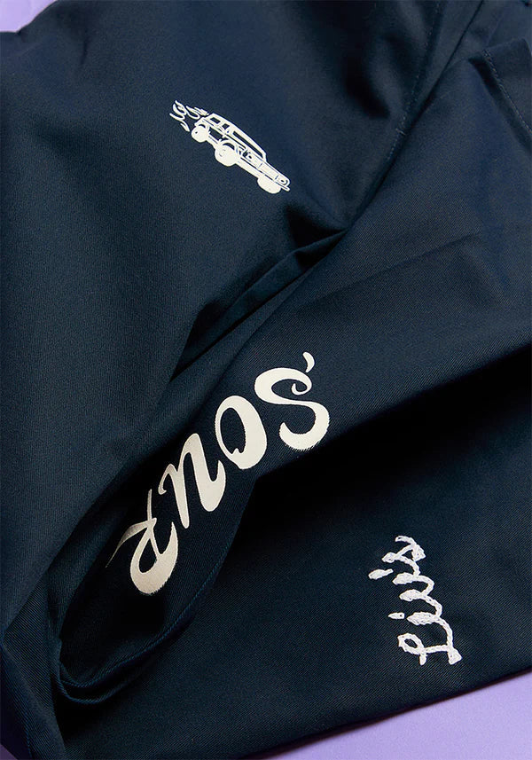 SOUR work pant in navy - Alternate View
