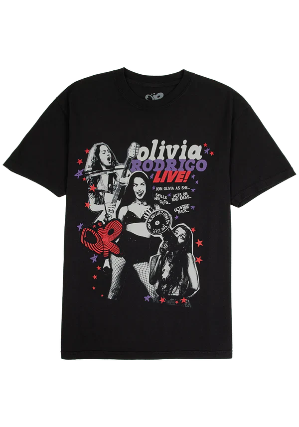 olivia rodrigo live t-shirt - Alternate View