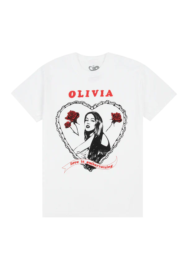 love is embarrassing t-shirt
