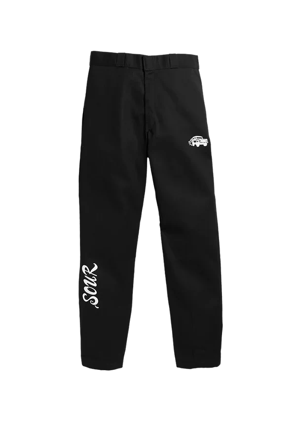 SOUR work pant in black - Alternate View